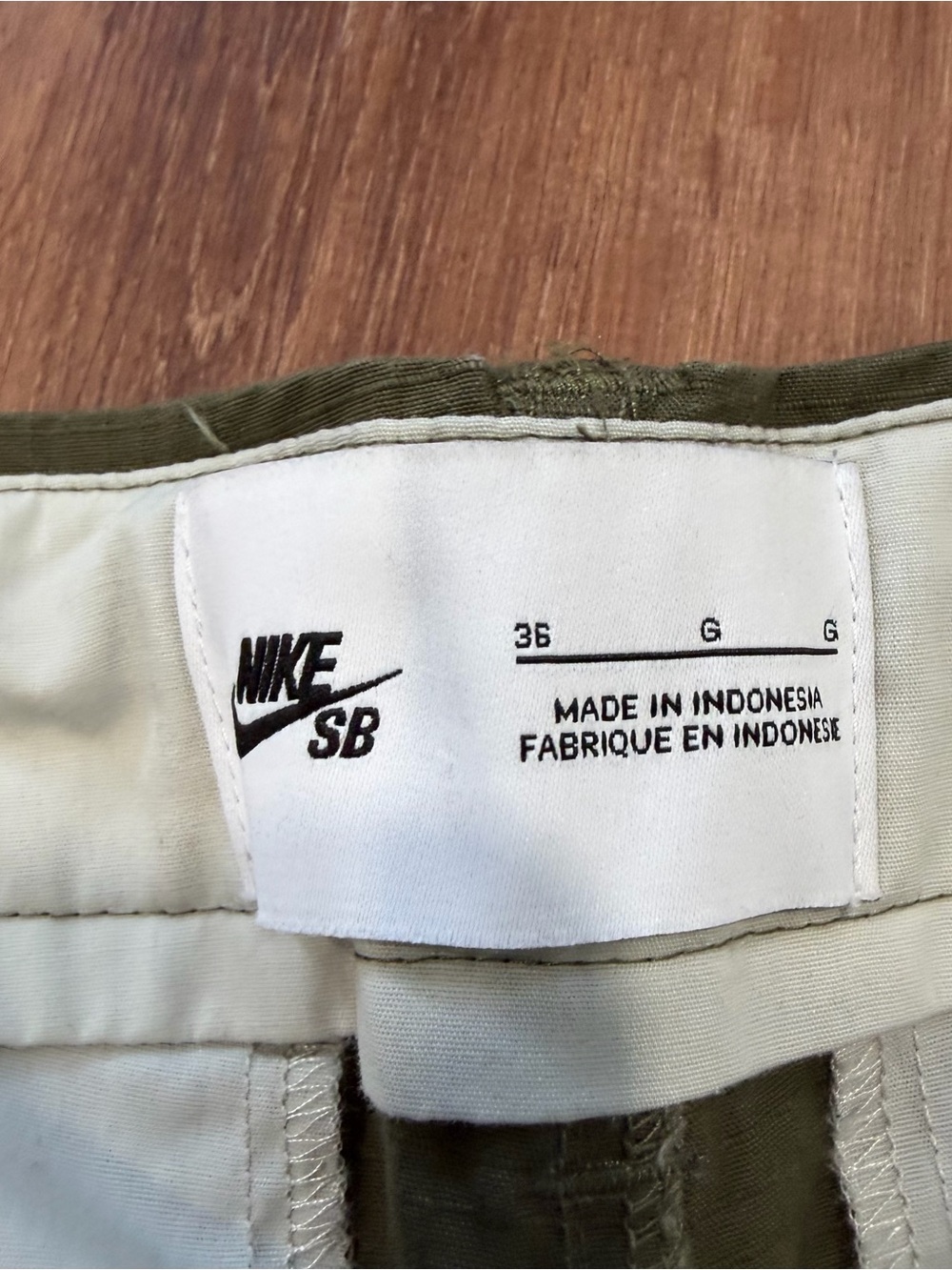Nike SB Kearny Mens 36x30 Cargo Skate Pants Green Loose Fit Utility FQ0495-222 - Picture 7 of 9